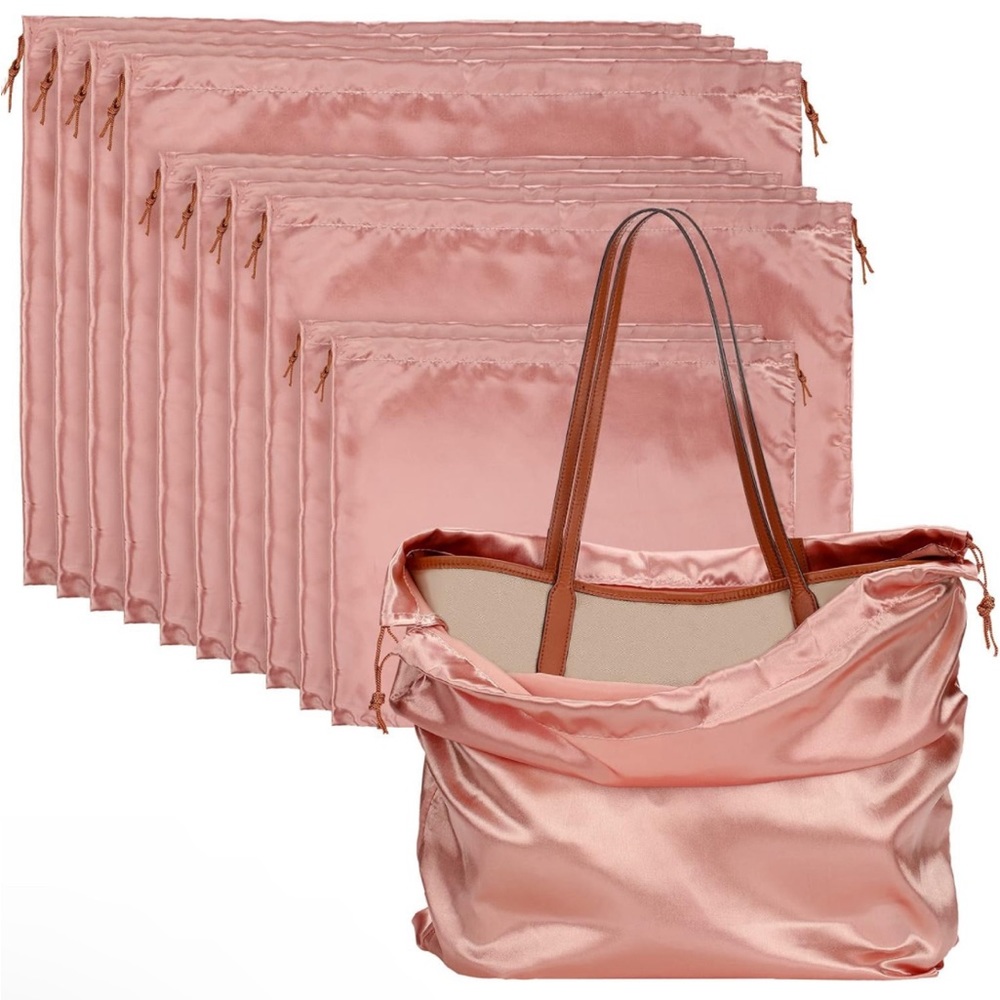 5 Pcs Dust Bags for Purses and Handbags Silk Dust Cover Bag for Handbags